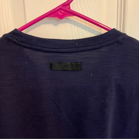 Mens Fabletics The Front Row Tee Shirt - Navy - Picture 6 of 8